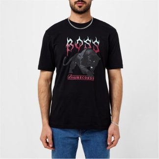 BOSS Teepantera 10257879 01 Men Regular Fit T-Shirts Black for sale