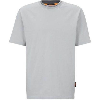 BOSS Terete T Shirt Men Regular Fit T-Shirts Lt Grey 050 for sale