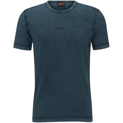 BOSS Tokks 10253670 01 Men Oversized T-Shirts Open Green 388 for sale