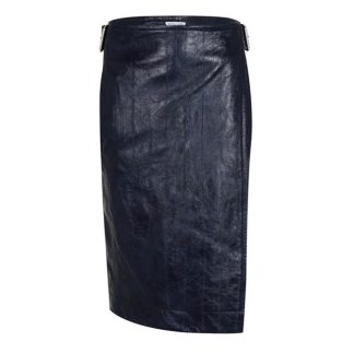 BOTTEGA VENETA Belted Leather Skirt Women Mistral 4217  for sale