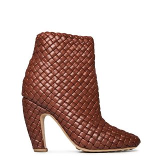 BOTTEGA VENETA Canalazzo Ankle Boot Women Brown Sugar  for sale