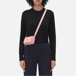 BOTTEGA VENETA Candy Cassette Mini Bag Women Flap Over Purse Ribbon 5832 for sale