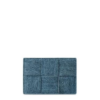 BOTTEGA VENETA Cassette Credit Card Case Unisex Blue  for sale