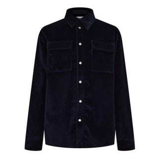 BOTTEGA VENETA Cotton Corduroy Shirt Men Navy  for sale