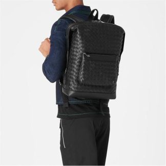 BOTTEGA VENETA Hydro Backpack Unisex Black 8803  for sale