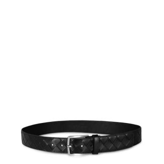 BOTTEGA VENETA Intrecciato Belt Unisex Black  for sale