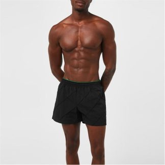 BOTTEGA VENETA Intreccio Nylon Swim Shorts Men Black 1000  for sale