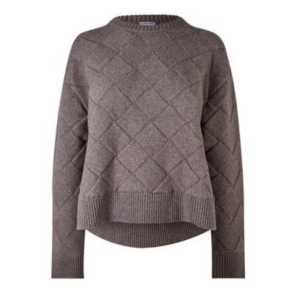 BOTTEGA VENETA Intreccio Wool Jumper Women Beige  for sale