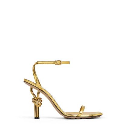 BOTTEGA VENETA Knot Sandal Women Gold  for sale