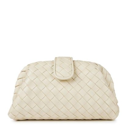 BOTTEGA VENETA Lauren 1980 Teen Clutch With Chain Women Clutch Bags String/Brass for sale