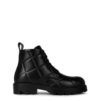 BOTTEGA VENETA Leather Ankle Boot Men Black  for sale