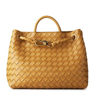 BOTTEGA VENETA Medium Andiamo Women Tote Bags Dark Praline for sale