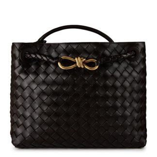 BOTTEGA VENETA Medium Andiamo Women Tote Bags Fondant/Brass for sale