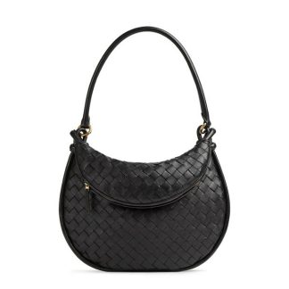 BOTTEGA VENETA Medium Gemelli Women Shoulder Bags Black/Brass for sale