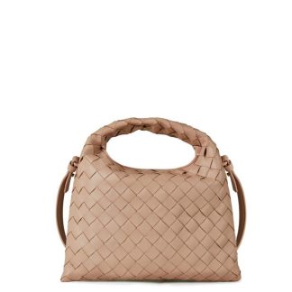 BOTTEGA VENETA Mini Hop Women Mini Bags Petale/Brass for sale