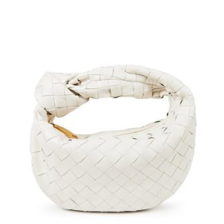 BOTTEGA VENETA Mini Jodie Women Mini Bags White Gold for sale