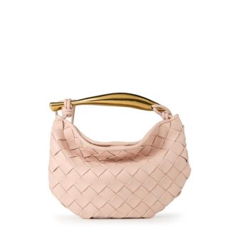 BOTTEGA VENETA Mini Sardine Women Crossbody Bags Lotus Brass for sale