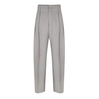 BOTTEGA VENETA Pleated Trousers Men Agate Grey  for sale