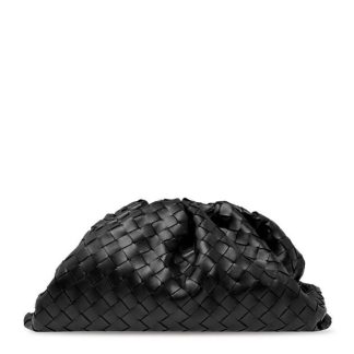 BOTTEGA VENETA Pouch Medium Clutch Bag Women Black 1229  for sale