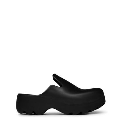 BOTTEGA VENETA Rubber Flash Slider Men Clogs Black for sale