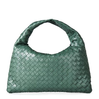 BOTTEGA VENETA Small Hop Women Hobo Bags Aloe/Brass for sale