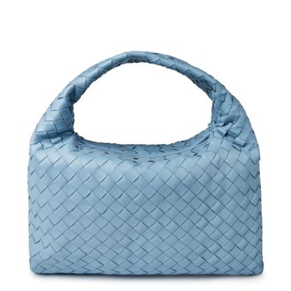 BOTTEGA VENETA Small Hop Women Hobo Bags Ice/Brass for sale