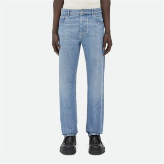 BOTTEGA VENETA Vintage Indigo Straight Denim Men Mid Blue  for sale