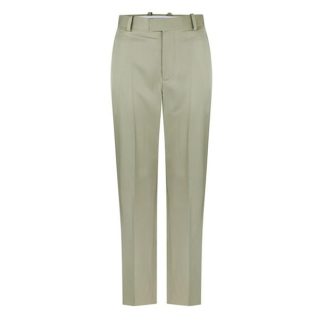 BOTTEGA VENETA Viscose Twill Straight Trousers Women Stone  for sale