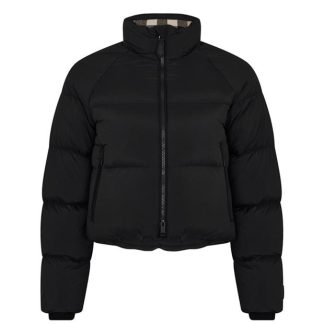 BURBERRY Alsham Puffer Jacket Women Black A1189  for sale