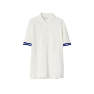 BURBERRY Arm Logo Polo Shirt Men Chalk  for sale