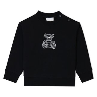 BURBERRY Babies Thomas Bear Sweatshirt Kids Black A1189  for sale