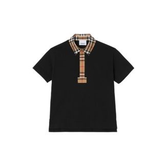 BURBERRY Boy'S Johanne Polo Shirt Kids Black A1189  for sale