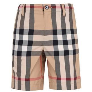 BURBERRY Boys Royston Shorts Kids Arc Check A7028  for sale