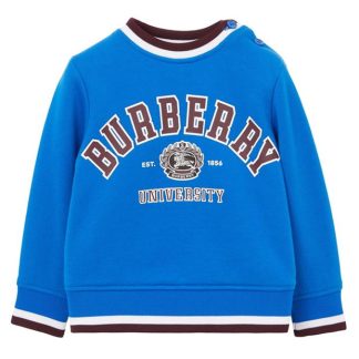 BURBERRY Burb College Sweat In34 Kids Canvas Blue  for sale