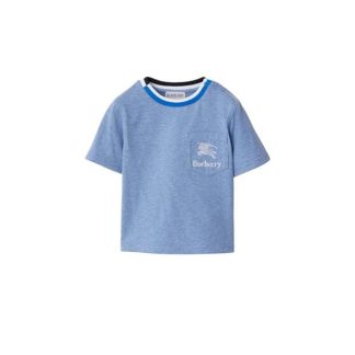 BURBERRY Burb EKD Logo Tee In42 Kids Regular Fit T-Shirts Blue A3898 for sale