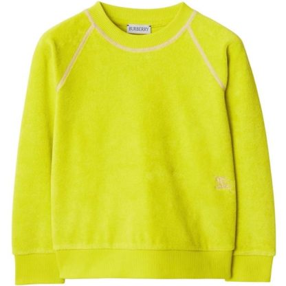 BURBERRY Burb Gregson Crew Jn42 Kids Lime B2416  for sale