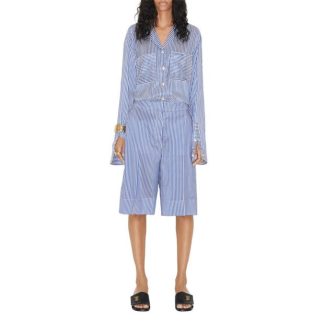 BURBERRY Burb Jackie Ld41 Women Blu/Wht B6517  for sale