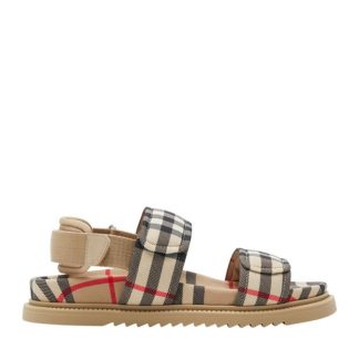 BURBERRY Burb Jamie Sandal Jn42 Kids Bege Chka7028  for sale