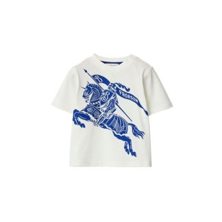 BURBERRY Burb Logo Tee In44 Kids Salt B7347  for sale