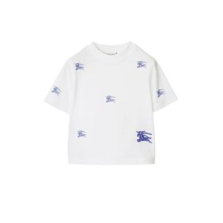 BURBERRY Burb Logo Tee In44 Kids White A1464  for sale