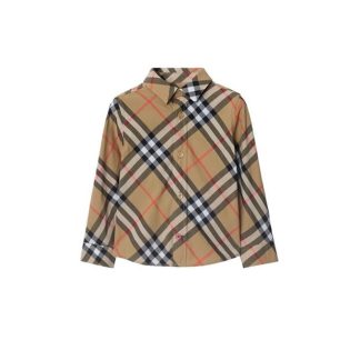 BURBERRY Burb Owen Shirt In00 Kids Beige  B9368  for sale