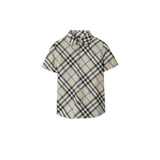 BURBERRY Burb Owen Shirt Jn00 Kids Oxford Shirt - Short Sleeve Lichen B9629 for sale