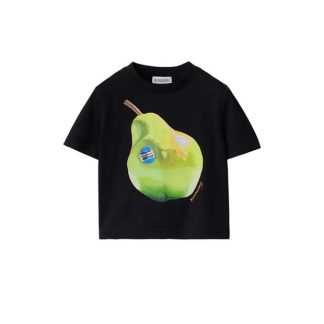 BURBERRY Burb Pear Tee In44 Kids Black A1189  for sale