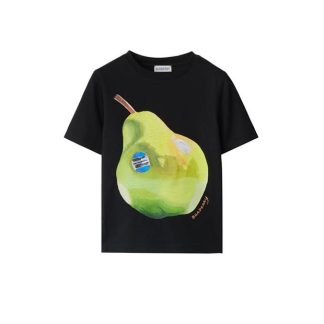 BURBERRY Burb Pear Tee Jn44 Kids Black A1189  for sale