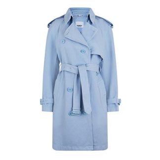 BURBERRY Burb Pedley Coat Ld99 Women Blue  for sale