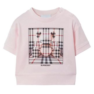 BURBERRY Burb Pia Box Bear T In34 Kids Pink A2889  for sale