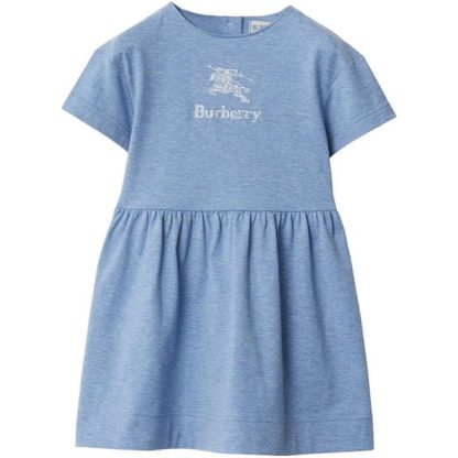 BURBERRY Burb Rhonda Lgo Drss In42 Kids Blue A3898  for sale