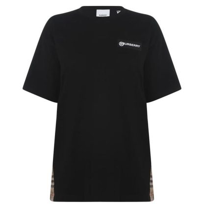 BURBERRY Carrick T Shirt Women Black A1189  for sale