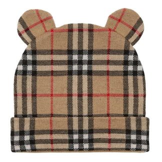 BURBERRY Check Bear Hat Unisex Arc Chck A7028  for sale