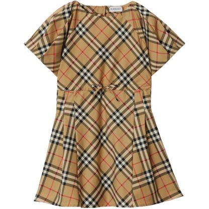 BURBERRY Check Dress Juniors Kids Bge Chka7028  for sale